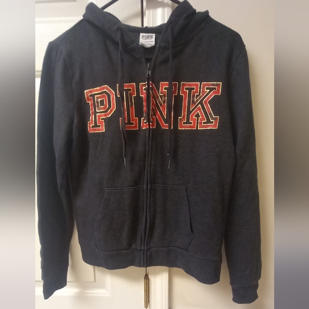 #154 VS Pink Full Zip Hoodie ♥️